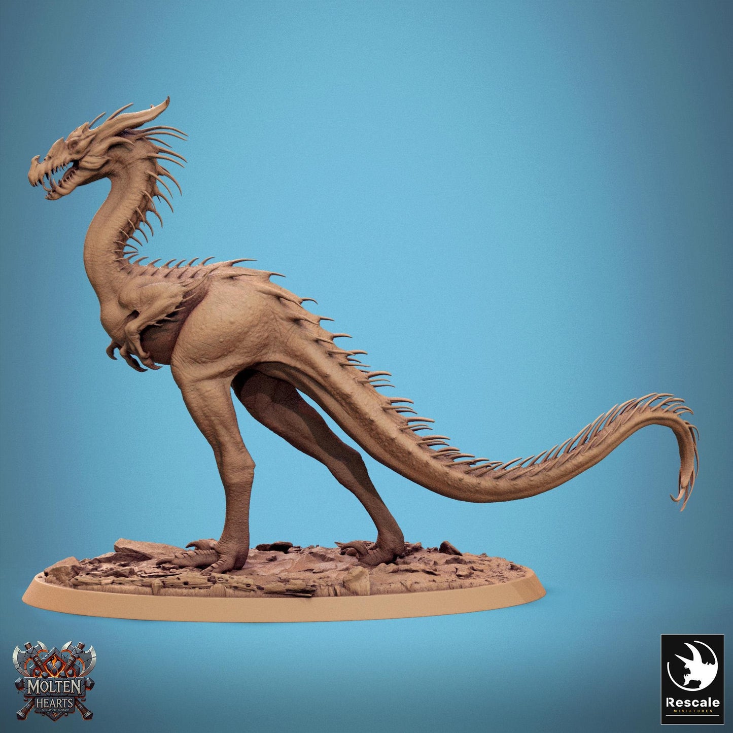 Velocisaurus, Wild by Rescale Miniatures | Unpainted | Print on Demand | Use Code FREESHIP50