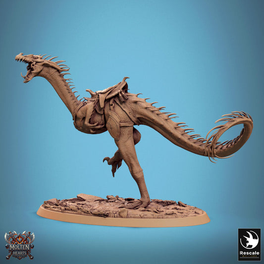 Velocisaurus, Saddled by Rescale Miniatures | Unpainted | Print on Demand | Use Code FREESHIP50