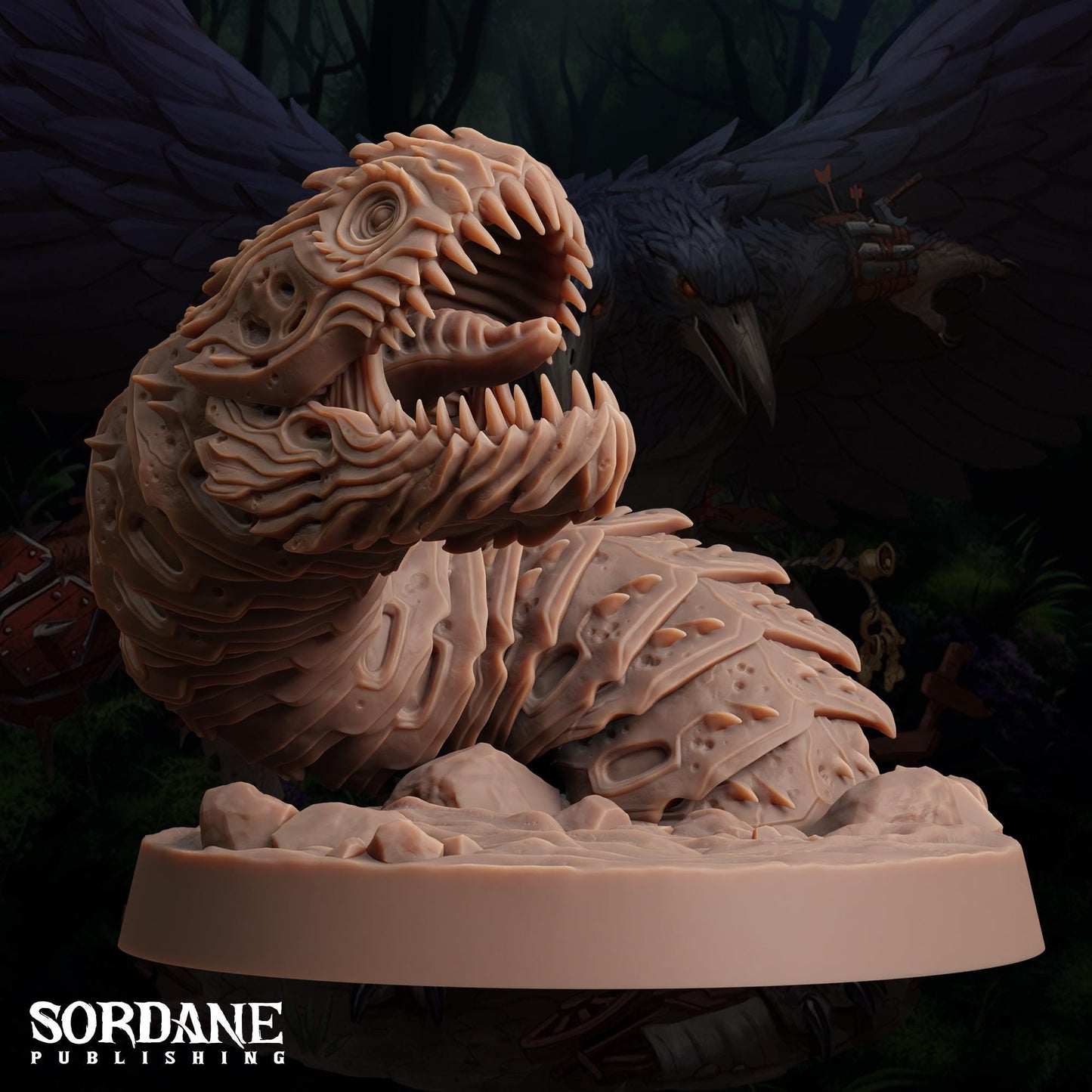Churn Maw Burrower by Sordane Publishing | Unpainted | Print on Demand | Use Code FREESHIP50