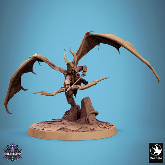 Female Cambion by Rescale Miniatures | Unpainted | Print on Demand | Use Code FREESHIP50