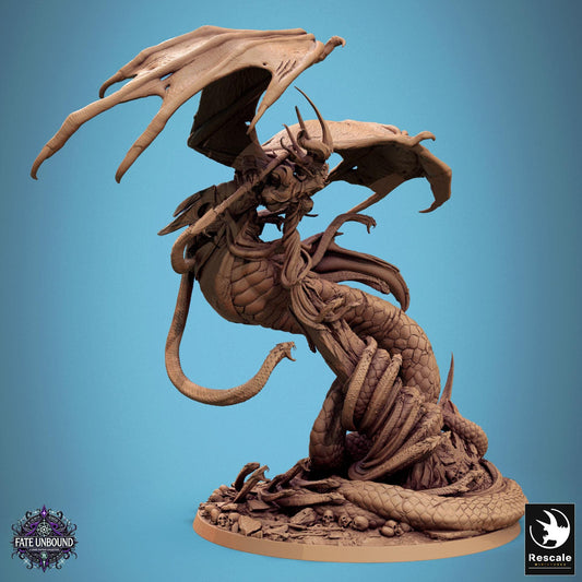 Zhaelyss, Ophidian Queen by Rescale Miniatures | Unpainted | Print on Demand | Use Code FREESHIP50