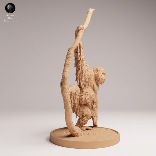 Sumatran Orangutan 1:24 scale by Animal Den | Unpainted | Print on Demand | Use Code FREESHIP50
