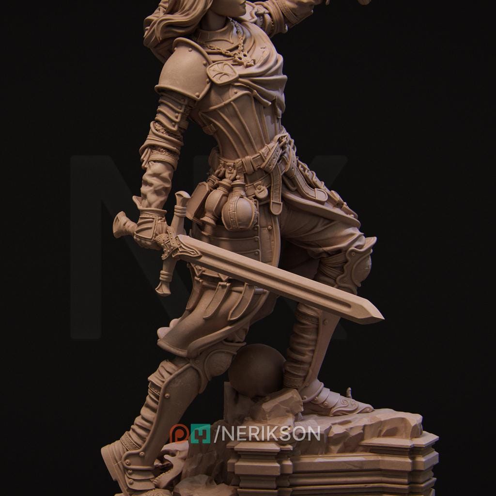 Nameless Hero, Helmetless by Nerikson | Unpainted | Print on Demand | Use Code FREESHIP50