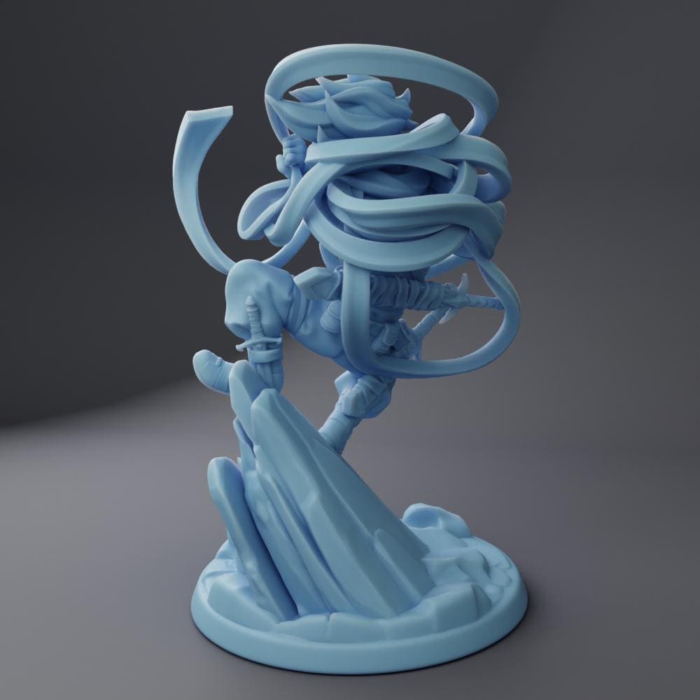 Aizota, the Human Rogue by Twin Goddess Miniatures | Unpainted | Print on Demand | Use Code FREESHIP50