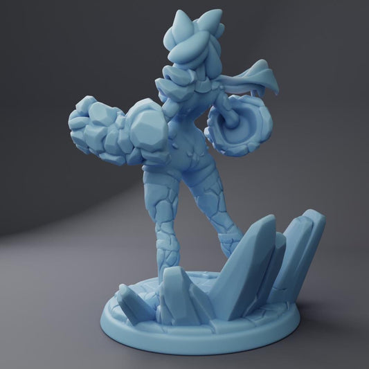 Tephra, Magma Elemental by Twin Goddess Miniatures | Unpainted | Print on Demand | Use Code FREESHIP50