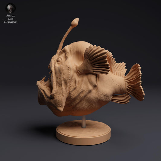 Humpback Anglerfish 1:1 scale by Animal Den | Unpainted | Print on Demand | Use Code FREESHIP50