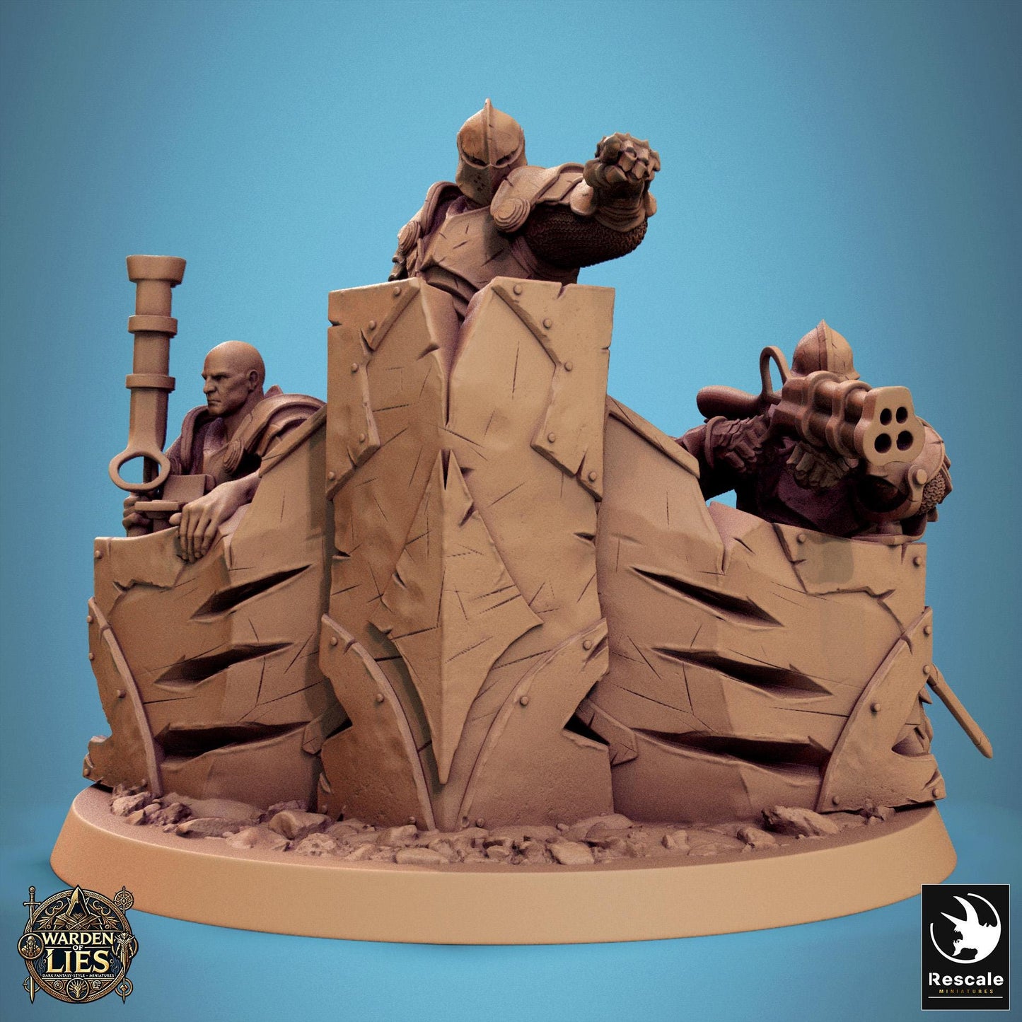 Knights of Valor, Bunkers by Rescale Miniatures | Unpainted | Print on Demand | Use Code FREESHIP50