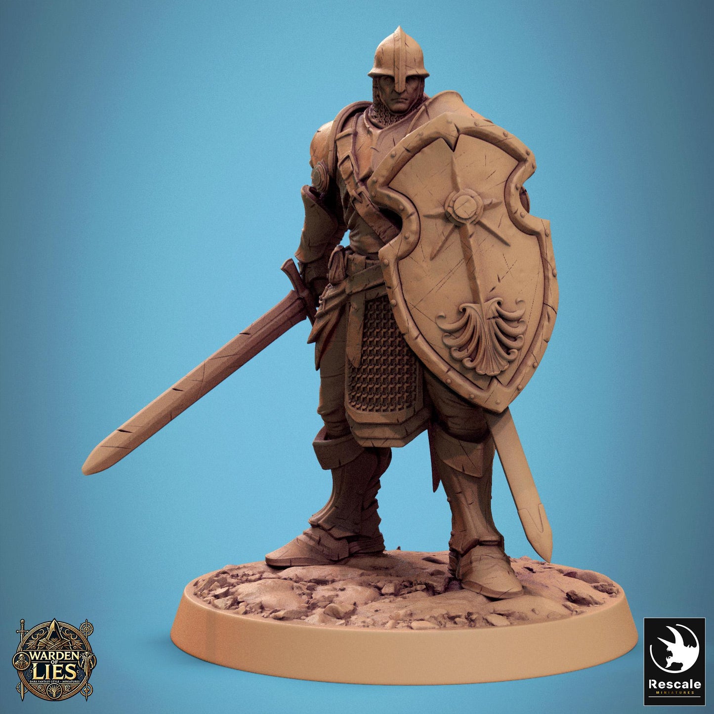 Knights of Valor, Swords by Rescale Miniatures | Unpainted | Print on Demand | Use Code FREESHIP50