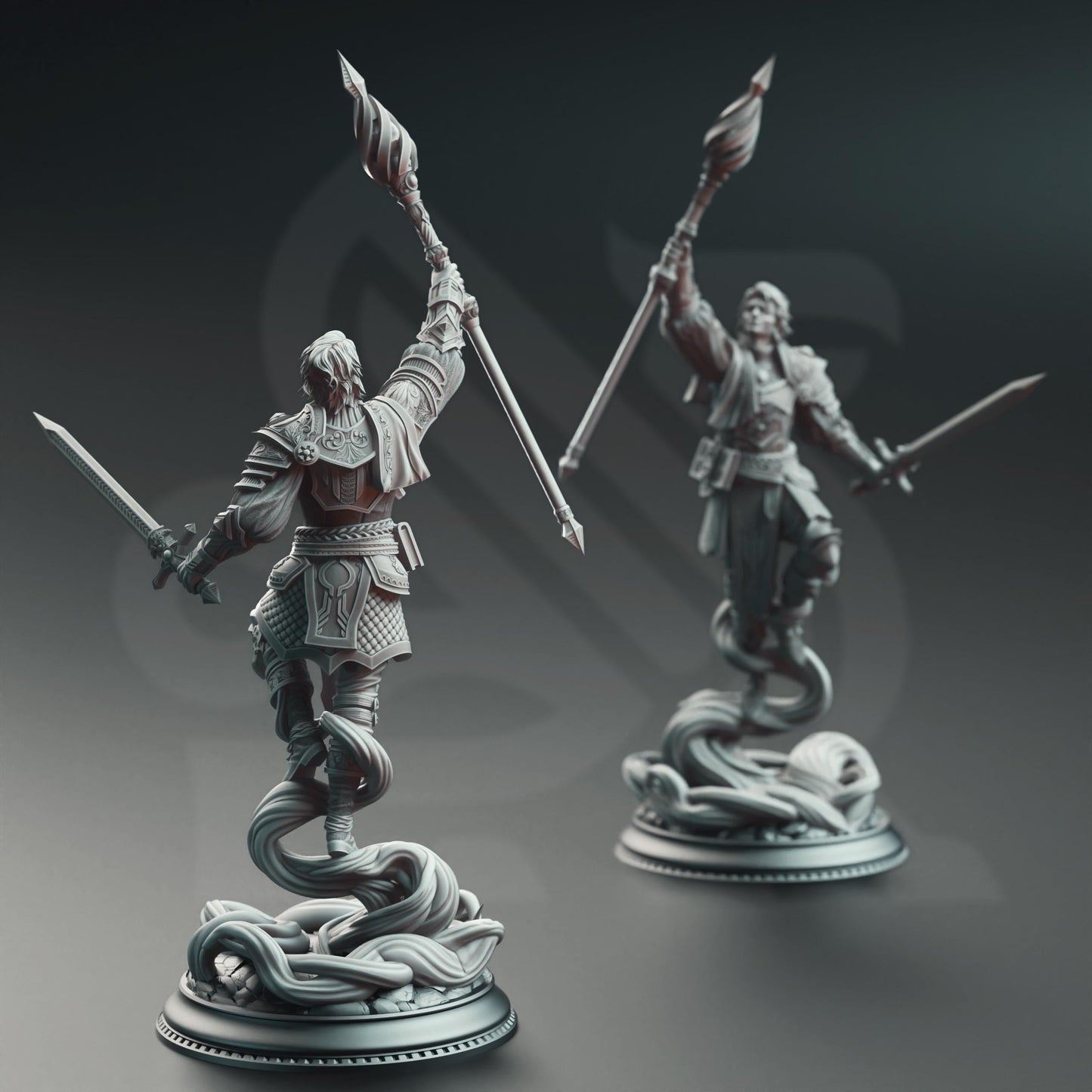 Chandler Marks, Court Mage of Grimhelm by DM Stash | Unpainted | Print on Demand | Use Code FREESHIP50