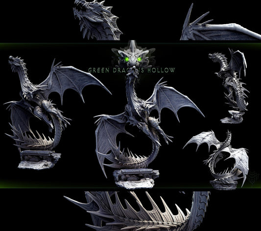 Adult Green Dragon by Mini Monster Mayhem | Unpainted | Print on Demand | Use Code FREESHIP50