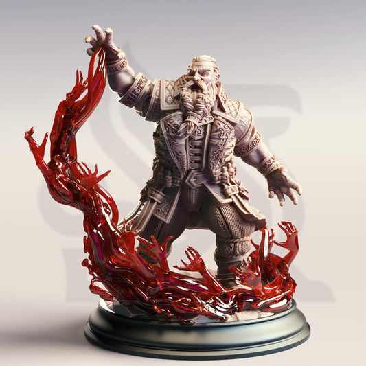 Korgrin Bloodstone, Bloodpact Warlock by DM Stash | Unpainted | Print on Demand | Use Code FREESHIP50