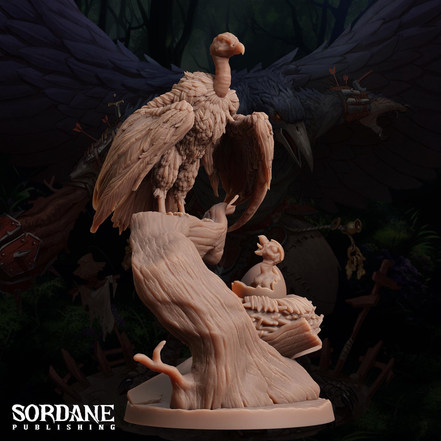 Giant Vulture by Sordane Publishing | Unpainted | Print on Demand | Use Code FREESHIP50