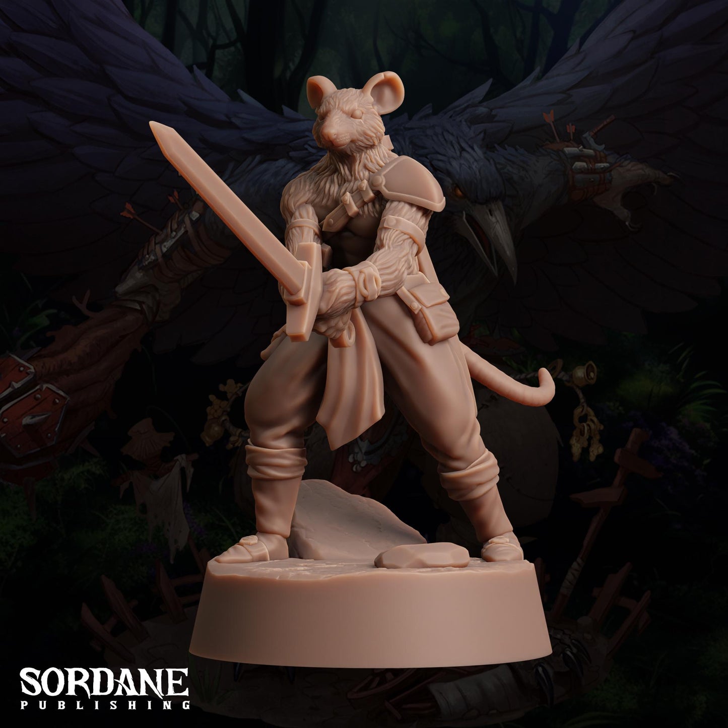 Musjwi Barbarian by Sordane Publishing | Unpainted | Print on Demand | Use Code FREESHIP50