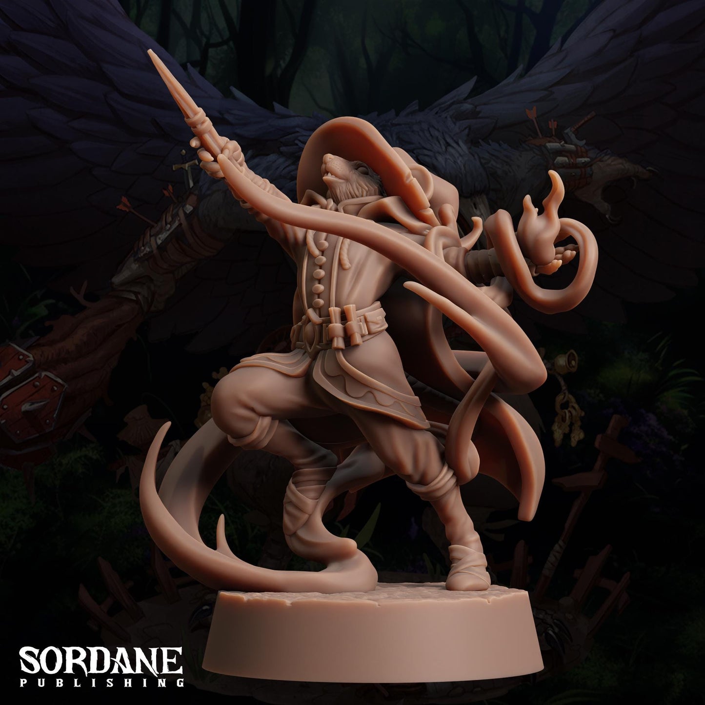 Musjwi Sorcerer by Sordane Publishing | Unpainted | Print on Demand | Use Code FREESHIP50