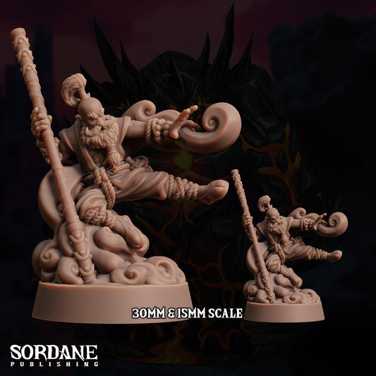 Astrar Dwarf Sky Monk by Sordane Publishing | Unpainted | Print on Demand | Use Code FREESHIP50