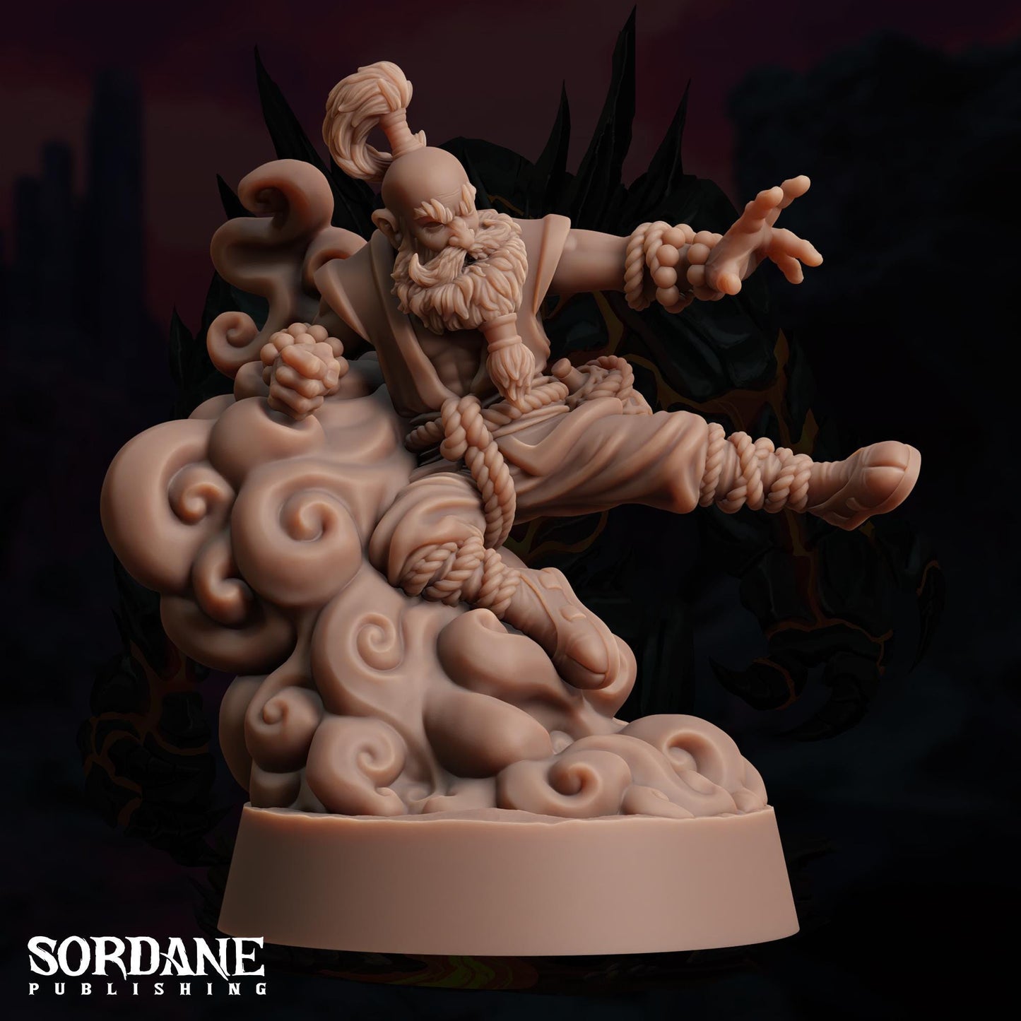 Astrar Dwarf Sky Monk by Sordane Publishing | Unpainted | Print on Demand | Use Code FREESHIP50