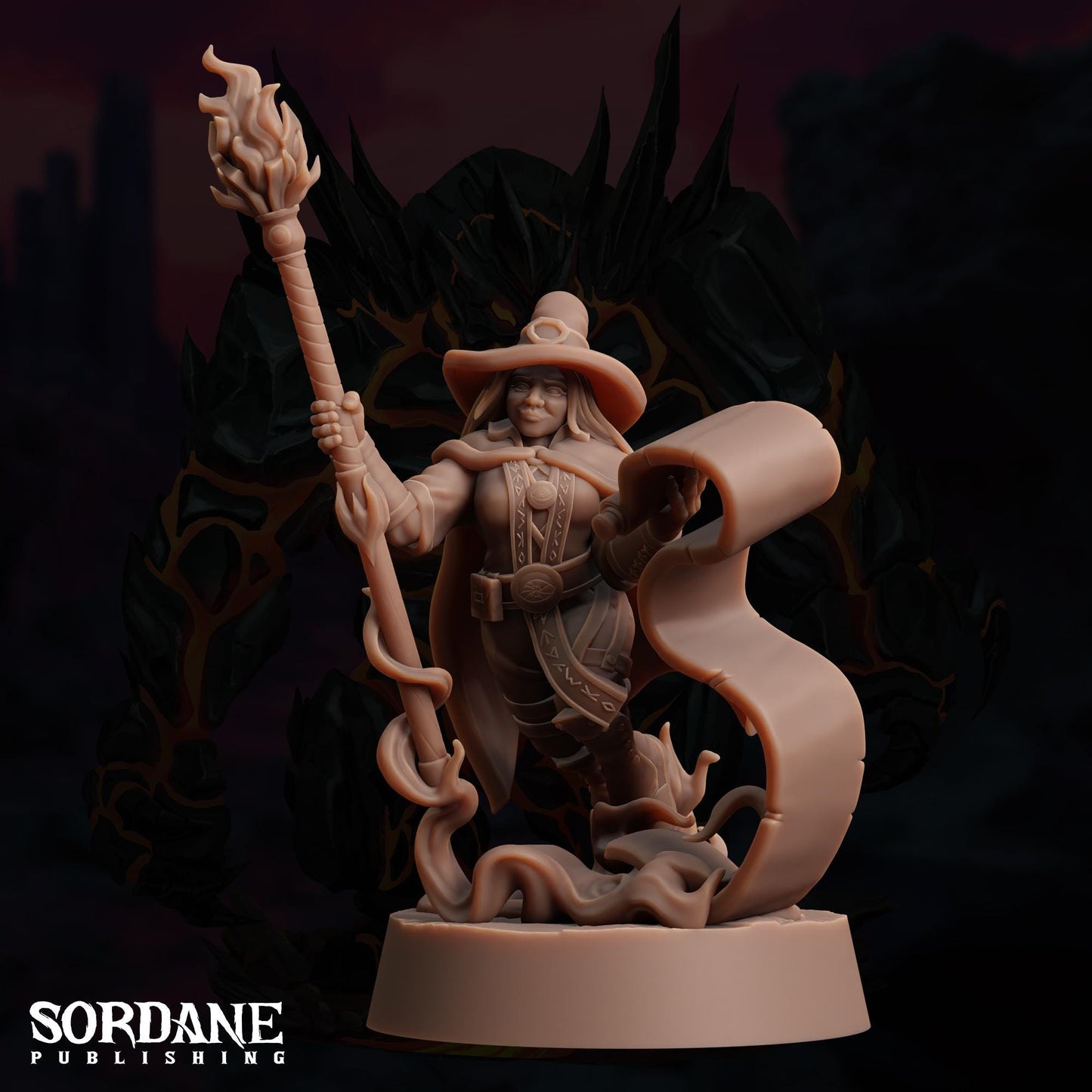 Astrar Dwarf Sky Wizard by Sordane Publishing | Unpainted | Print on Demand | Use Code FREESHIP50