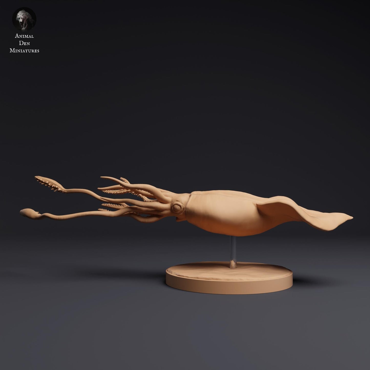 Colossal Squid 1:100 scale by Animal Den | Unpainted | Print on Demand | Use Code FREESHIP50
