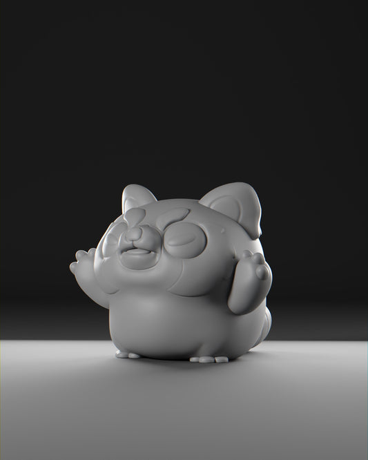 Red Pandii by Grumpii | Unpainted | Print on Demand | Use Code FREESHIP50