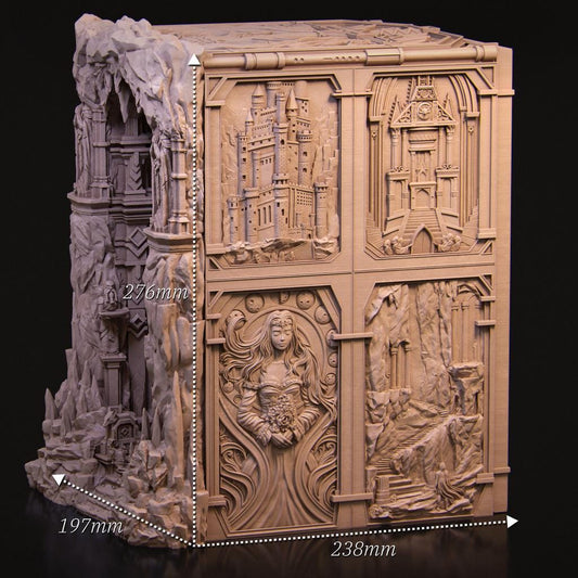 The Undead King's Booknook by Nerikson | Unpainted | Print on Demand | Use Code FREESHIP50