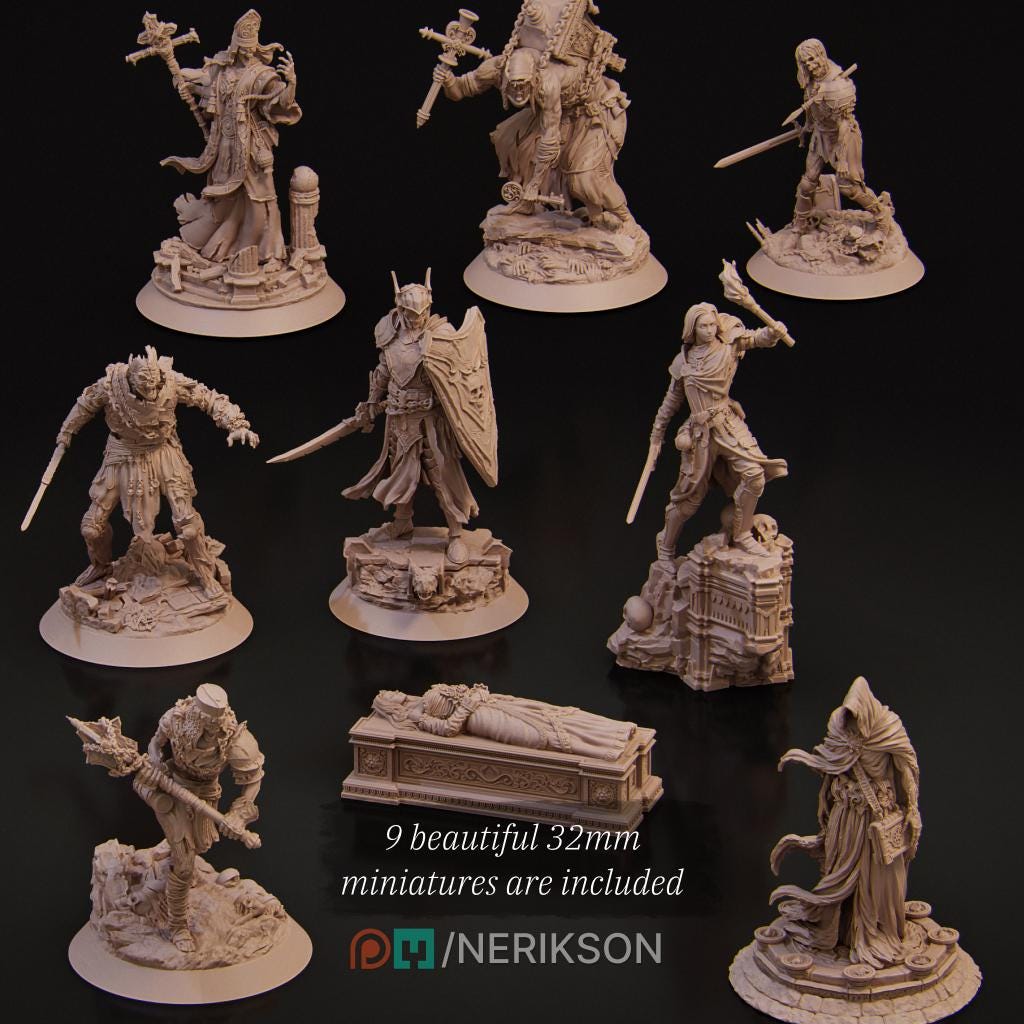 The Undead King's Booknook by Nerikson | Unpainted | Print on Demand | Use Code FREESHIP50