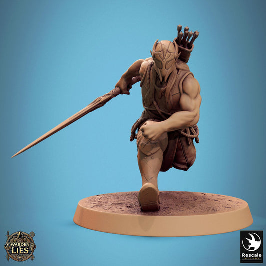 Moon Elf Sentinels, Swords by Rescale Miniatures | Unpainted | Print on Demand | Use Code FREESHIP50