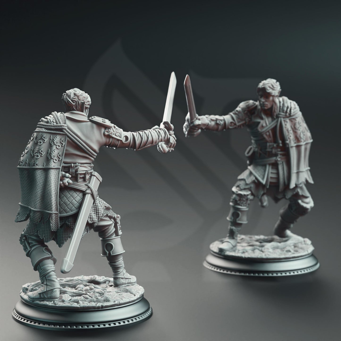 Corin of Lamhet, Half Elf Duelist by DM Stash | Unpainted | Print on Demand | Use Code FREESHIP50