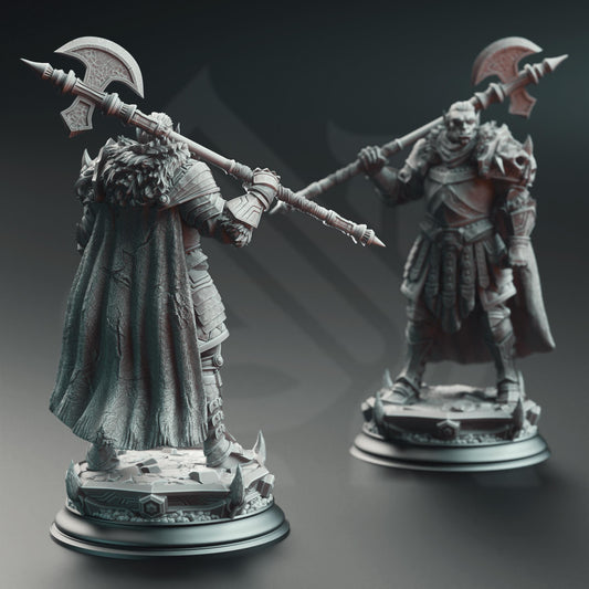 Trenon the Chainbreaker, Orc Hero by DM Stash | Unpainted | Print on Demand | Use Code FREESHIP50