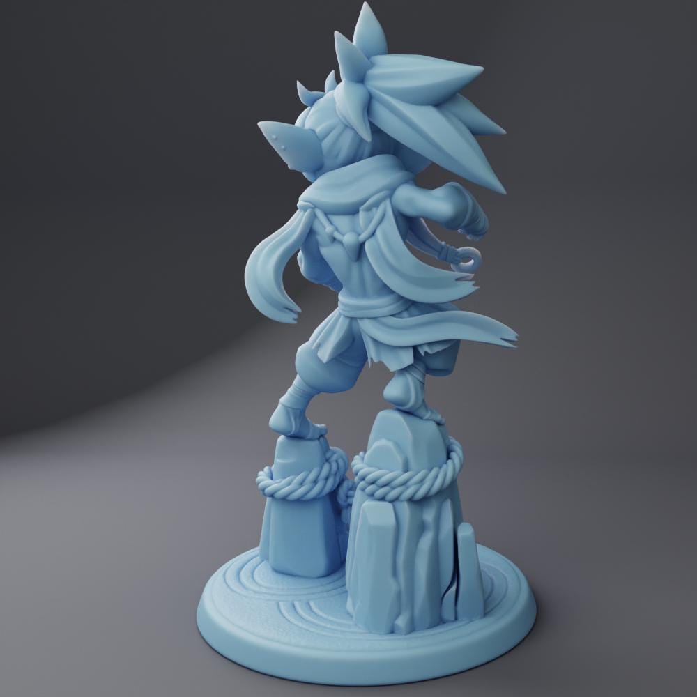 Saru, Goblin Monk by Twin Goddess Miniatures | Unpainted | Print on Demand | Use Code FREESHIP50