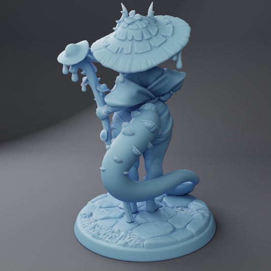 Coprini, Tiefling Spore Druid by Twin Goddess Miniatures | Unpainted | Print on Demand | Use Code FREESHIP50