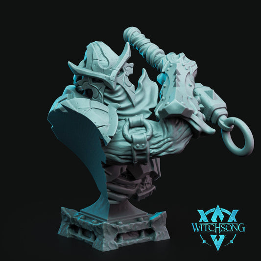 Hammer, Knight Horror Lieutenant by Witchsong Miniatures | Unpainted | Print on Demand | Use Code FREESHIP50