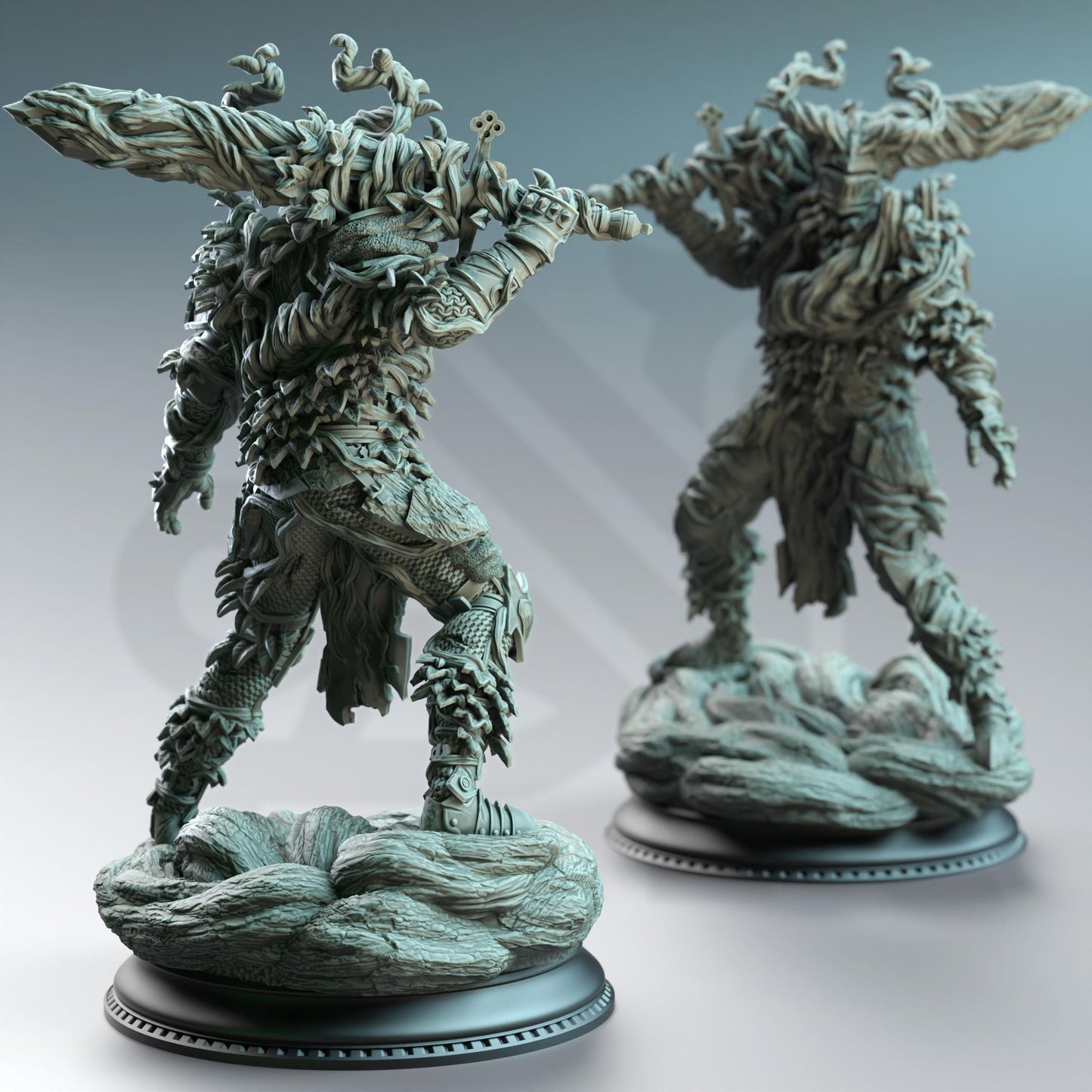 Forgotten Knights, Vine Possessed Armor by DM Stash | Unpainted | Print on Demand | Use Code FREESHIP50