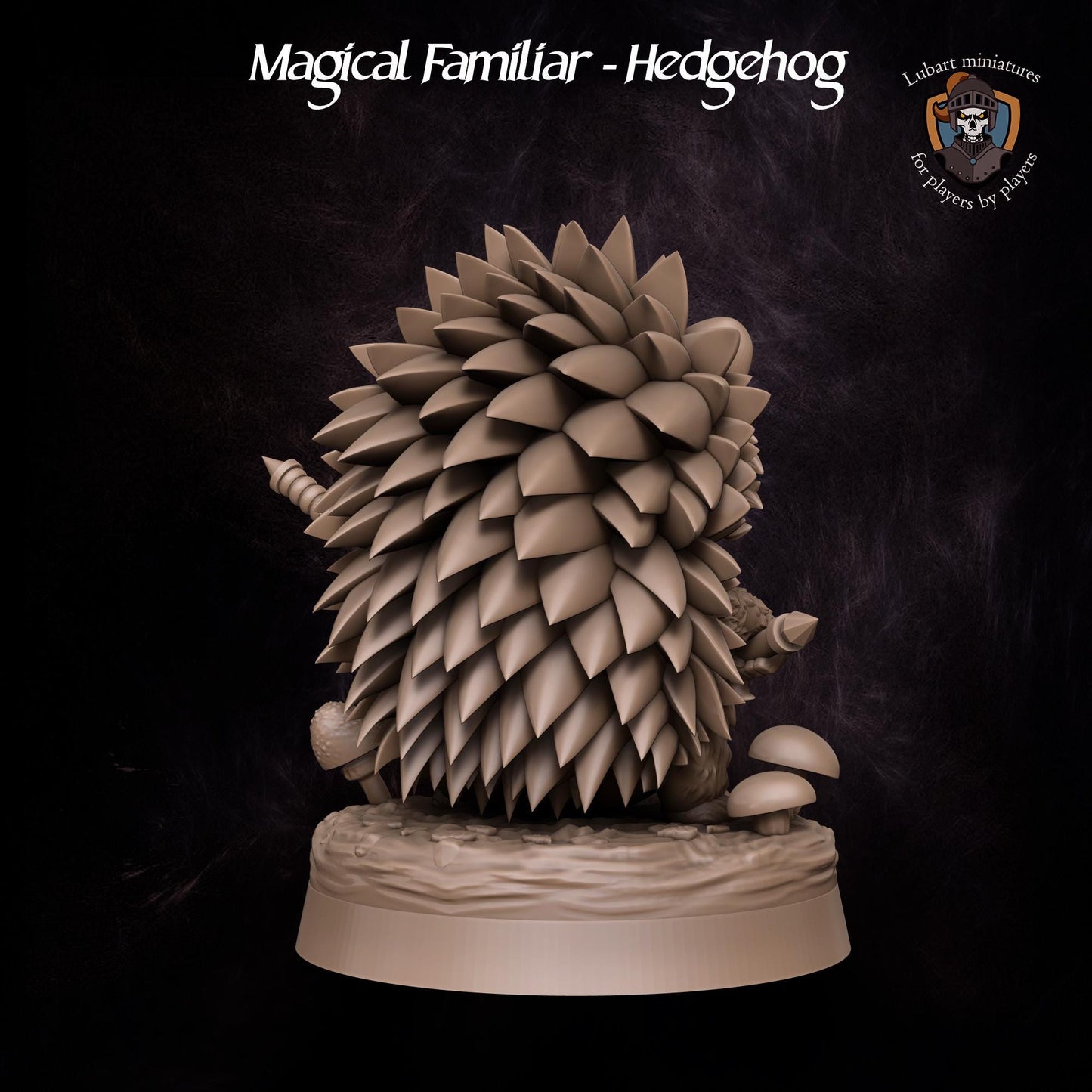 Magical Hedgehog Familiar by Lubart Miniatures | Unpainted | Print on Demand | Use Code FREESHIP50