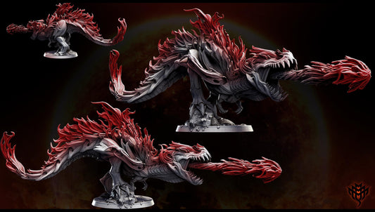 Blazing Forged Rex by Mini Monster Mayhem | Unpainted | Print on Demand | Use Code FREESHIP50