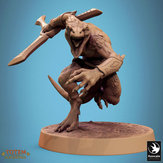 Murkborn, Lizardfolk Infantry by Rescale Miniatures | Unpainted | Print on Demand | Use Code FREESHIP50