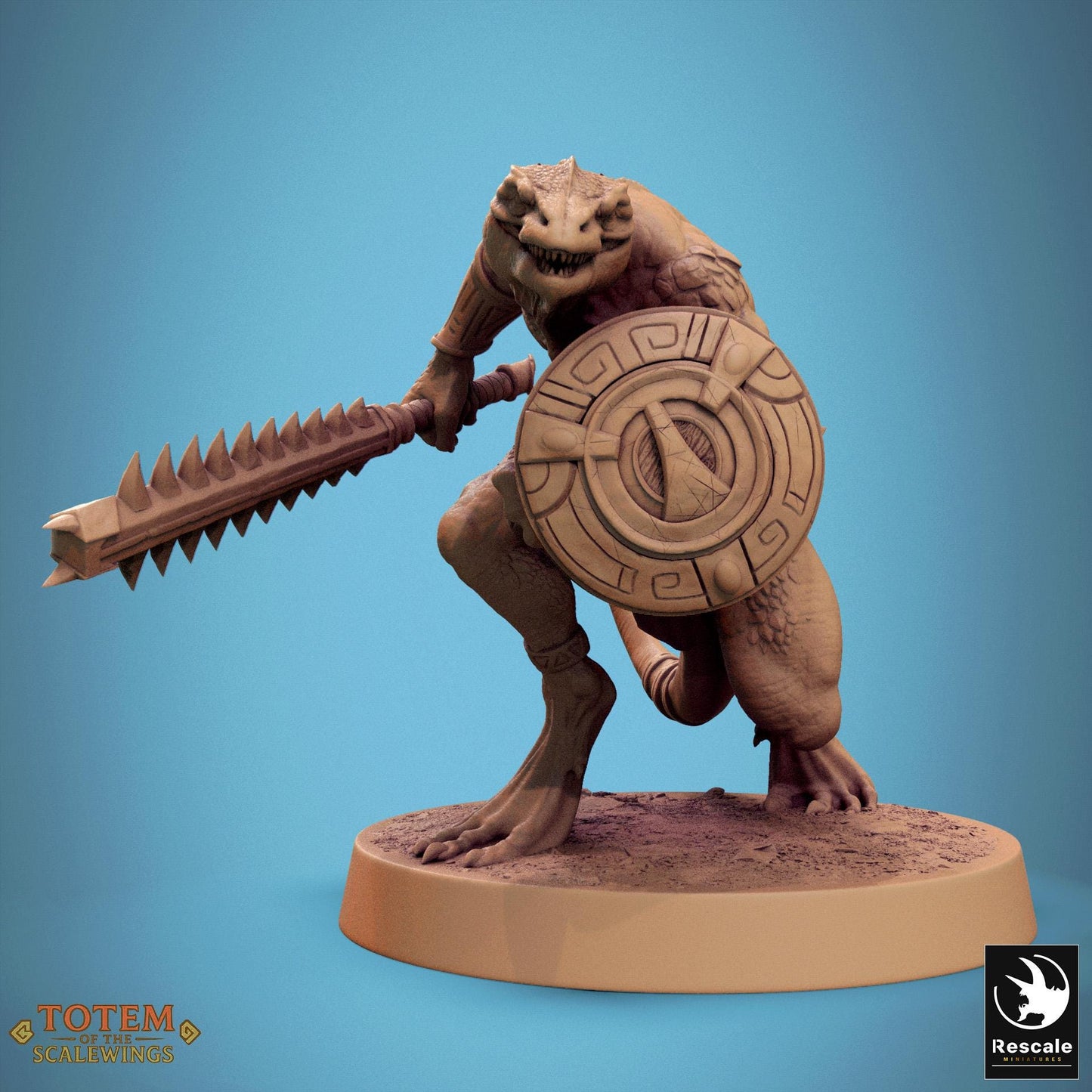 Murkborn, Lizardfolk Infantry Swordsmen by Rescale Miniatures | Unpainted | Print on Demand | Use Code FREESHIP50