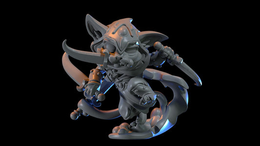 Farhas Four Blades, Tubal-Khanath Hero by Marchen Atelier | Unpainted | Print on Demand | Use Code FREESHIP50