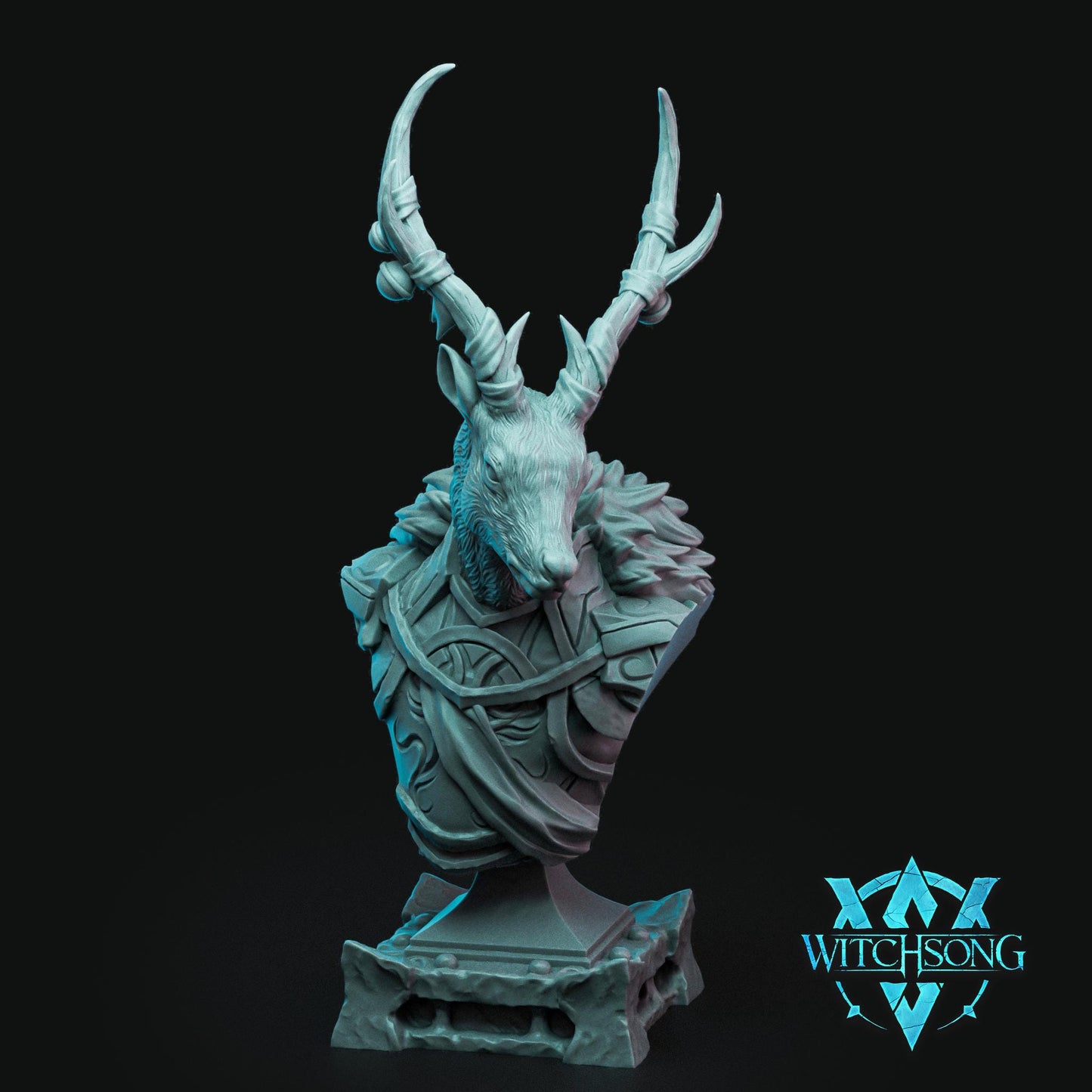 Prancer, Santa's Courser by Witchsong Miniatures | Unpainted | Print on Demand | Use Code FREESHIP50