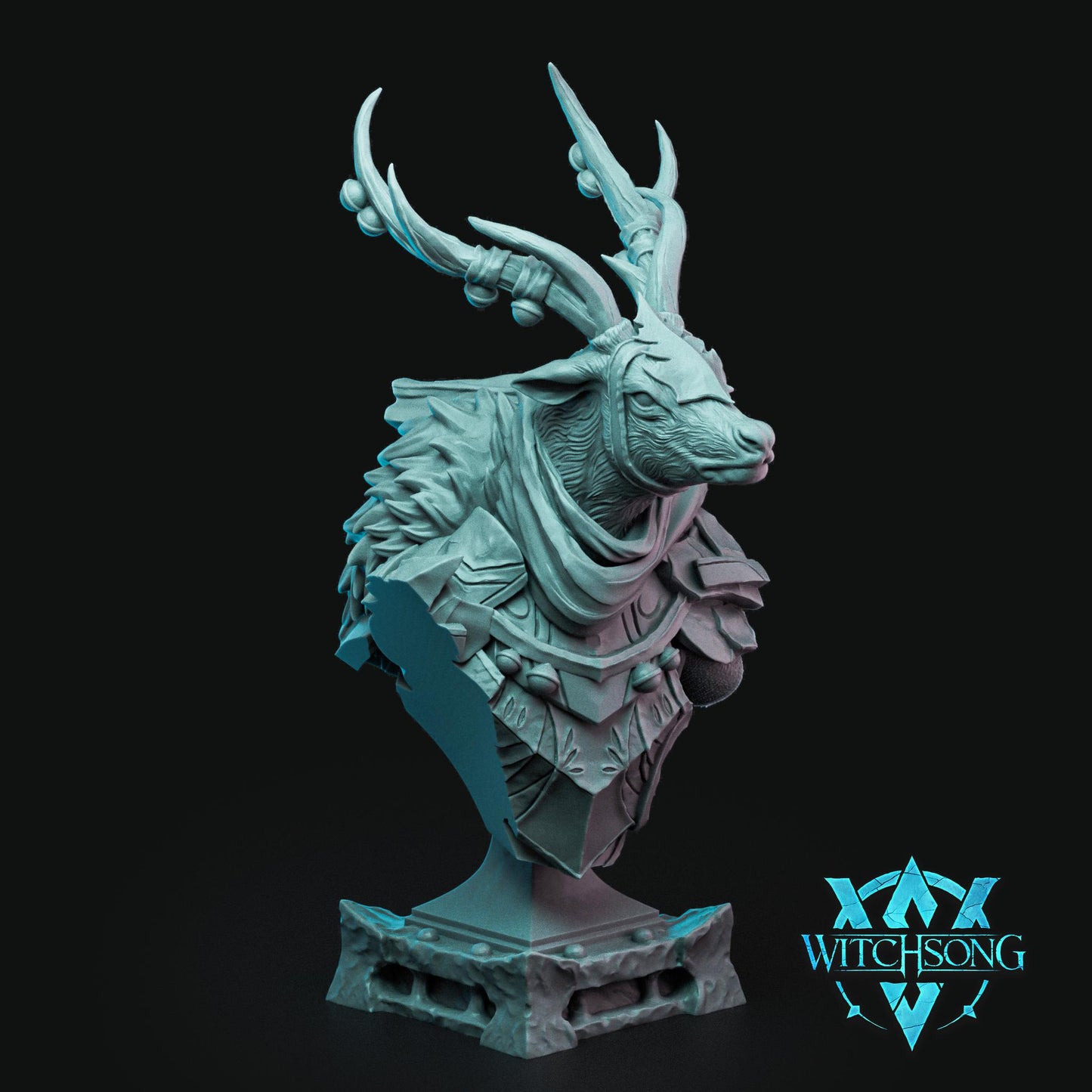 Vixen, Santa's Courser by Witchsong Miniatures | Unpainted | Print on Demand | Use Code FREESHIP50