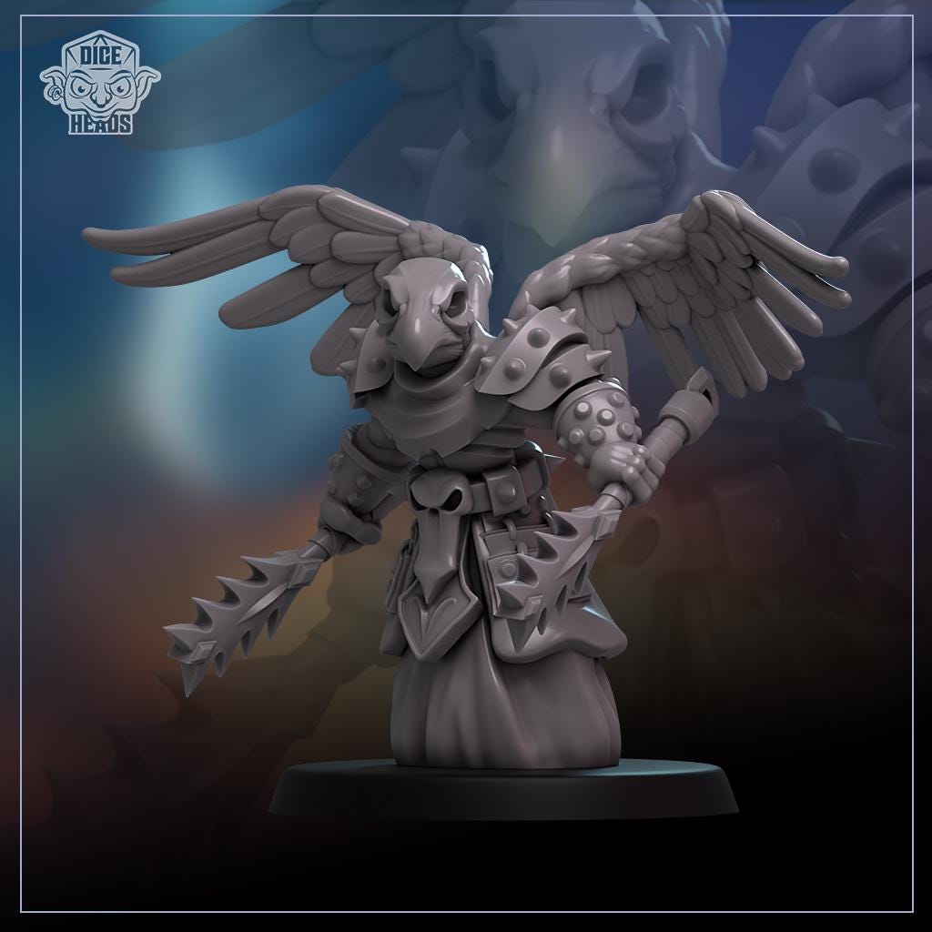 Coldflame Choir by Dice Heads | Unpainted | Print on Demand | Use Code FREESHIP50