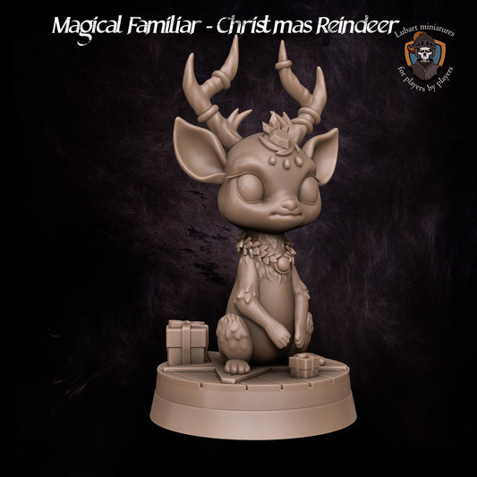Magical Reindeer Familiar by Lubart Miniatures | Unpainted | Print on Demand | Use Code FREESHIP50