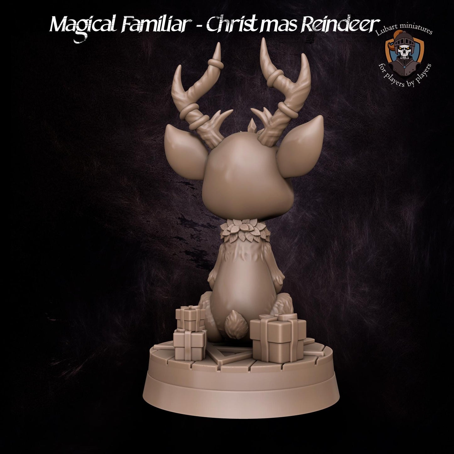 Magical Reindeer Familiar by Lubart Miniatures | Unpainted | Print on Demand | Use Code FREESHIP50