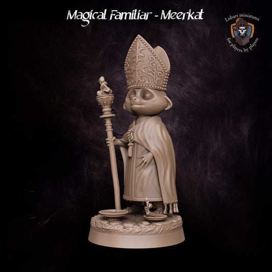 Magical Meerkat Familiar by Lubart Miniatures | Unpainted | Print on Demand | Use Code FREESHIP50