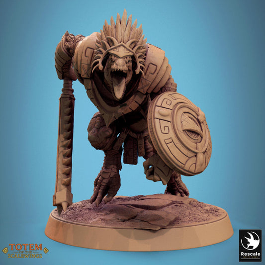 Grimscale, Lizardfolk Swordsmen by Rescale Miniatures | Unpainted | Print on Demand | Use Code FREESHIP50