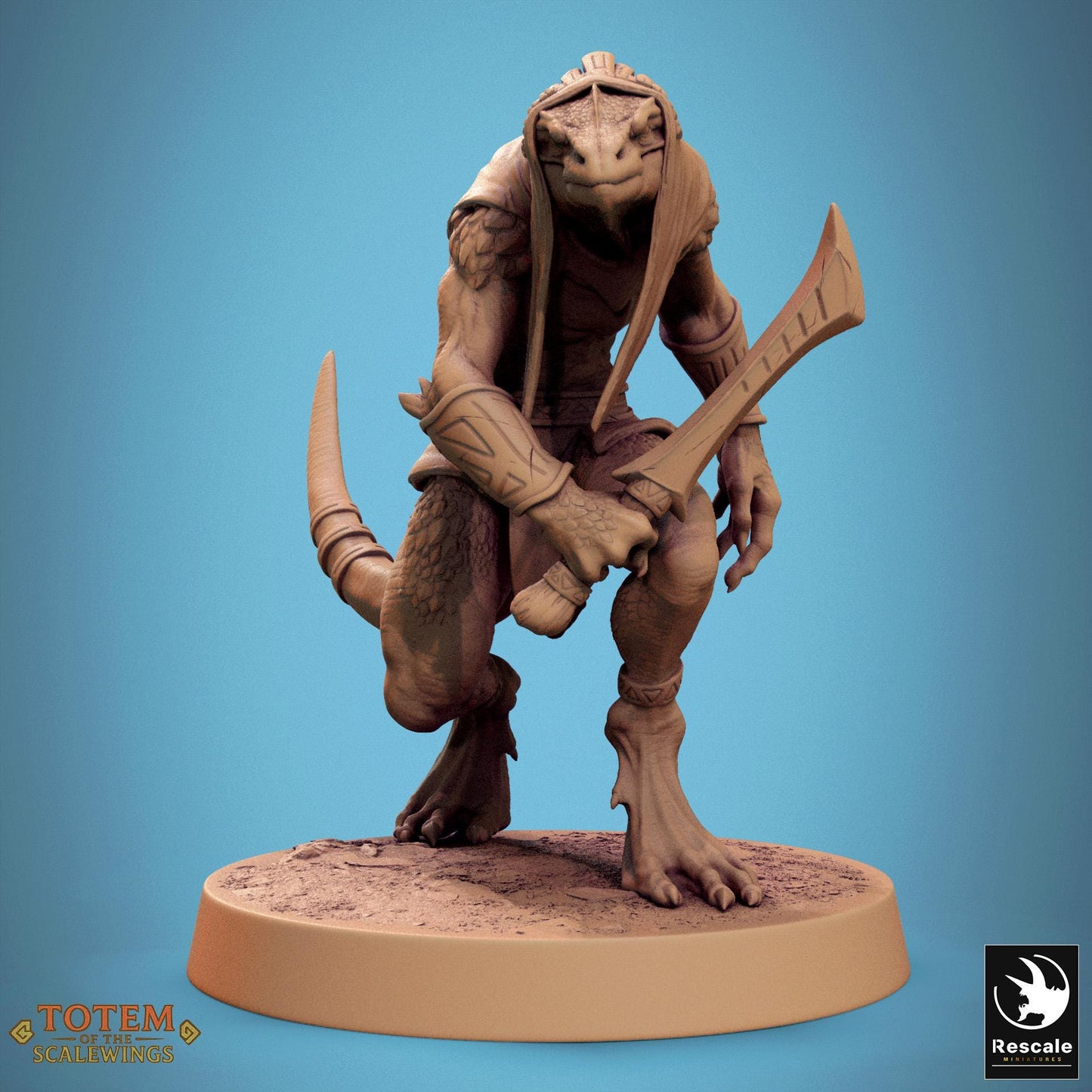 Murkborn, Lizardfolk Infantry by Rescale Miniatures | Unpainted | Print on Demand | Use Code FREESHIP50