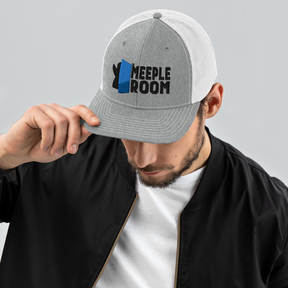 Meeple Room Trucker Cap - Black Text
