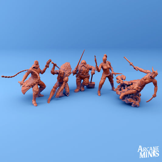 Cin'dar Navy Crew 2 by Arcane Minis | Unpainted