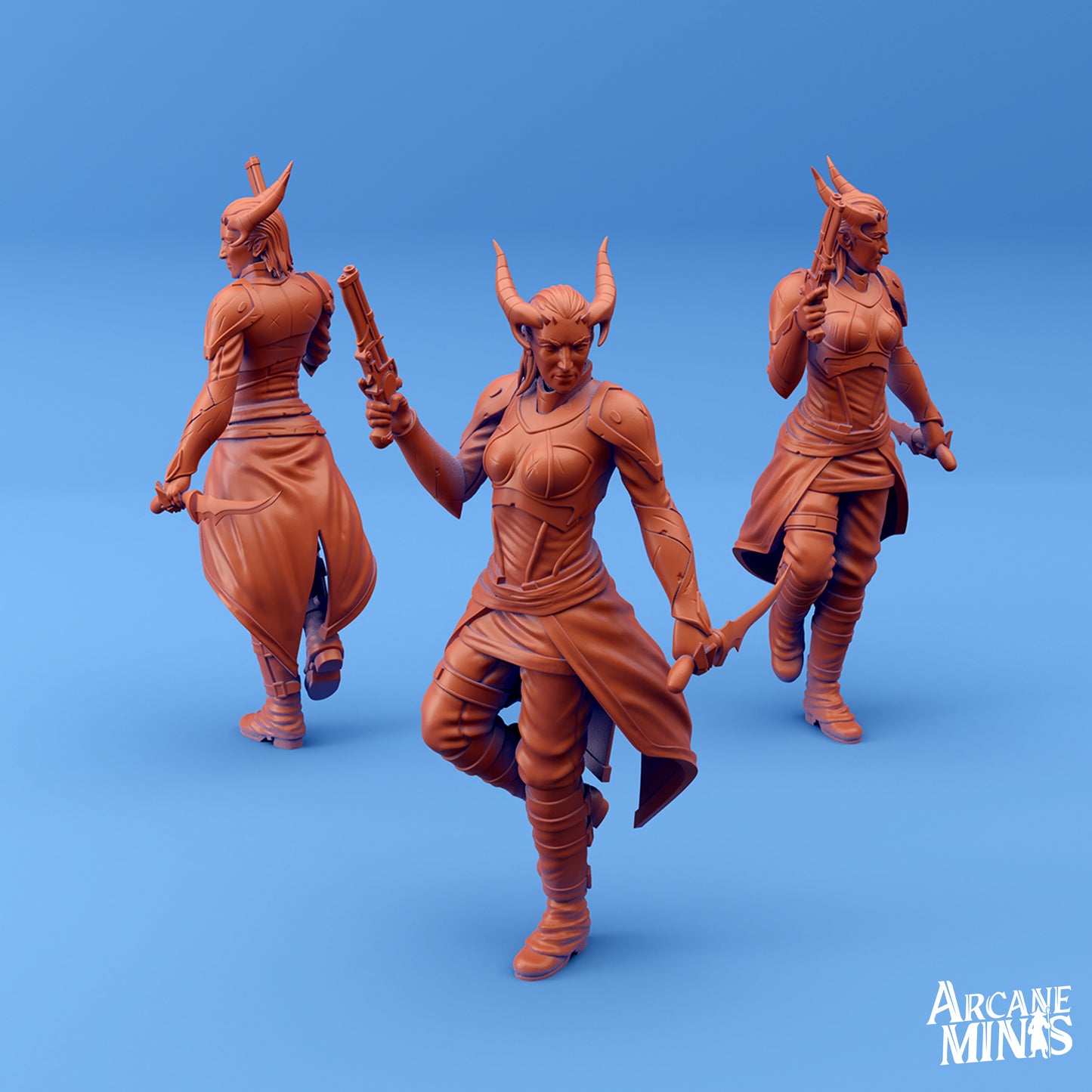 Cin'dar Navy Crew 2 by Arcane Minis | Unpainted