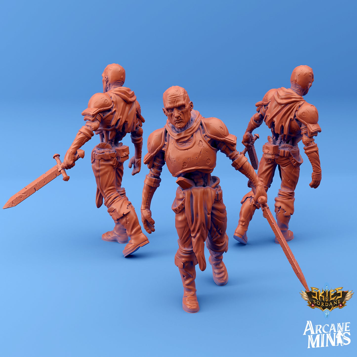 Hollowed Ones by Arcane Minis | Miniature | TTRPG | Unpainted