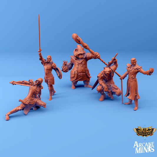 Merchant Guild Crew 2 by Arcane Minis | Miniature | TTRPG | Unpainted